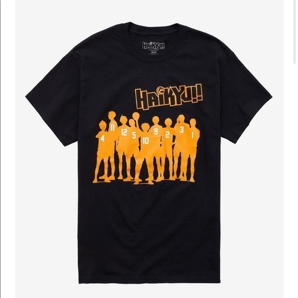 Haikyu!! Team Silhouette & Numbers T-Shirt - Picture 1 of 2